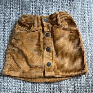 Little Co. toddler 4T corduroy skirt adjustable‎ fall girls organic cotton boho